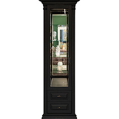 Фото - Шкаф-витрина «Геттисберг Классик» БМ2.0747.0.05 (-01), массив дуба, Антрацит