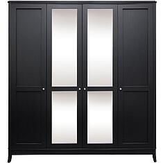 Фото - Шкаф для одежды 4д «Тиффани» БМ2.681.1.27-01(2554-01), массив дуба, Антрацит