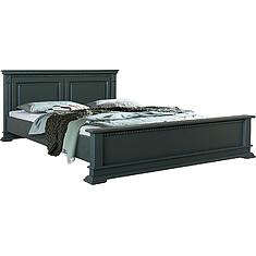 Фото - Кровать двойная «Верди Классик» с низким изножьем - Только онлайн П3.0487.1.18, массив дуба, Грин, без механизма, 2000x1400 мм, 2187х1574х851