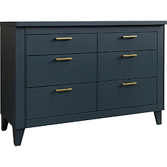 Фото - Комод «Амадей» П6.635.1.17 (П635.14), массив дуба, Королевский синий