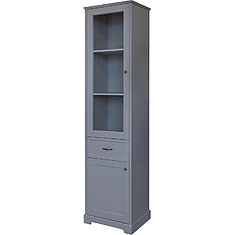 Фото - Шкаф-витрина «Гарда» БМ2.779.0.05, массив сосны, Нирвана