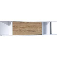 Фото - Полка навесная «Денвер» П6.639.0.13(639.13), ЛДСП, Дуб Кантри золотой + Белый