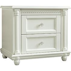 Фото - Тумба прикроватная «Валенсия Д Классик» П03.591.1.12, массив дуба, Слоновая кость