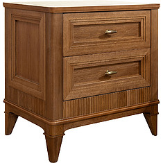 Фото - Тумба прикроватная «Калипсо» БМ2.785.1.06, массив дуба, Табак