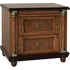 Фото - Тумба прикроватная «Валенсия Д Классик» П03.591.1.12, массив дуба, Античная бронза