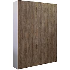 Фото - Шкаф для одежды 3д «Денвер» П6.639.1.01, ЛДСП, Дуб Канзас + Капучино