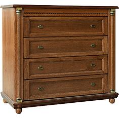 Фото - Комод «Валенсия Д Классик» П3.0591.1.13, массив дуба, Античная бронза