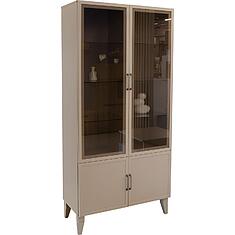 Фото - Шкаф 2Д «Наполи» П7.054.0.10, ЛДСП+МДФ, Капучино 806 PO