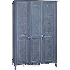 Фото - Шкаф для одежды 3д «Флорентина» БМ2.851.1.03, МДФ, облицованная шпоном дуба, голубой агат