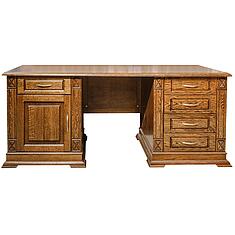 Фото - Стол письменный «Верди Классик» П3.0487.2.07, массив дуба, Черешня