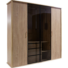 Фото - Шкаф для одежды 4д «Поинт» БМ2.665.1.08-01, ЛДСП, Дуб мадура