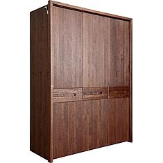 Фото - Шкаф для одежды 3д «Хедмарк» БМ2.761.1.03(2259), массив дуба, Венге