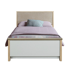 Фото - Кровать 1-09 «Портус» П3.600.1.02, ЛДСП, Пепел + Дуб мадуро, 2000х900 мм, 2094×1016×1090