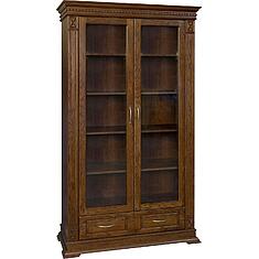 Фото - Шкаф 2д «Верди Классик» П1.0487.0.27, массив дуба, Черешня