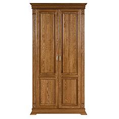 Фото - Шкаф для одежды 2д «Верди Классик» П3.0487.1.26, массив дуба, Дуб рустикаль