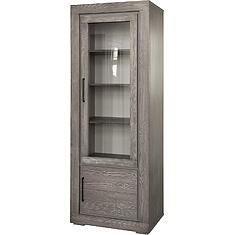 Фото - Шкаф с витриной «Байс» БМ2.791.0.05(2619Бр), массив сосны, сосна джексон