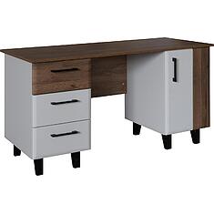 Фото - Стол письменный 2т «Ариста» П3.593.2.43, ЛДСП, Беж Нубук + Дуб Артизан Трюфель