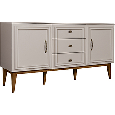 Фото - Тумба «Дольче» П3.597.0.03, МДФ, крашеная, Дуб рустикаль + Персидский жемчуг 