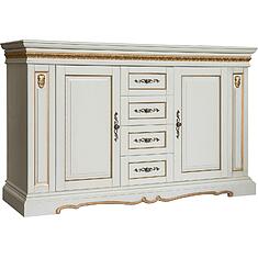 Фото - Тумба «Милана 14/1с» П4.265.0.13(265.14/1с), Слоновая кость с золочением