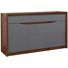 Фото - Тумба «Монако» П510.03, МДФ+ПВХ, Дуб Саттер+Серый Мокко