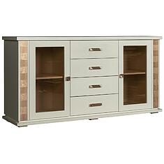 Фото - Тумба комбинированная «Тунис» П6.343.0.03 (П343.03Ш), Слоновая кость с золочением