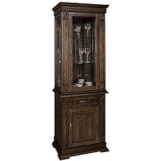 Фото - Шкаф комбинированный «Верди Классик» П1.0487.0.34, массив дуба, Табак