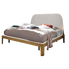 Фото - Кровать 2-16 «Версаль» БМ2.777.1.83, массив дуба, Дуб натуральный, без механизма, 2000x1600 мм