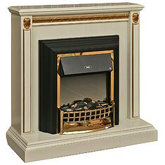 Фото - Портал для камина «Милана 12с» П4.265.0.12(265.12с), Слоновая кость с золочением