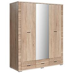 Фото - Шкаф для одежды «Гресс» П6.501.1.13-01 (П501.13), ЛДСП, Дуб Сонома светлый