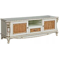 Фото - Тумба ТВ «Альба» П4.485.0.02 (П485.02с), Слоновая кость с золочением