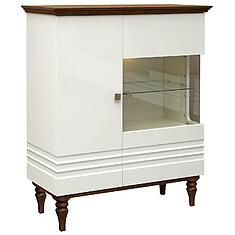 Фото - Тумба «Ирис» П529.03, Белый глянец + дуб рустикаль