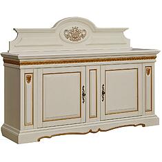 Фото - Тумба «Милана 3/1с» П4.265.0.22(265.31с), Слоновая кость с золочением