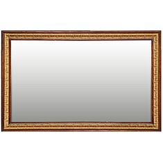 Фото - Зеркало настенное «Милана 18» П4.265.0.18(265.18), Черешня с золочением