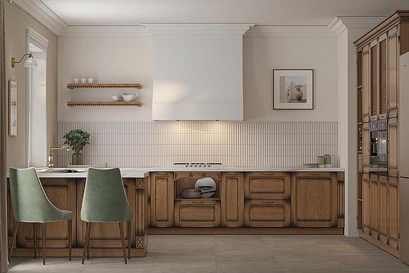 Кухня «Верди Классик 1» П8.1487