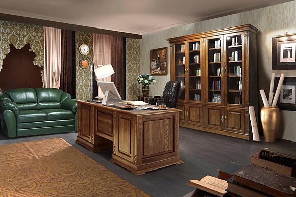 Мебель для кабинета «Верди Классик» #1 (kabinet_verdi_lux_p43_patinir5ab34b0bc858e-1.jpg) Мебель для кабинета «Верди Классик» #1