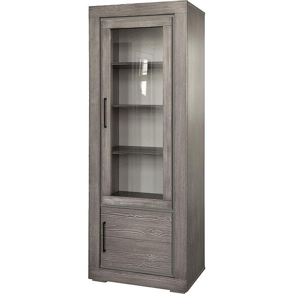 Шкаф с витриной «Байс» БМ2.791.0.05(2619Бр)