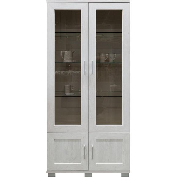 Шкаф с витриной «Оникс» П045.102, Материал: ЛДСП, Цвет: Сосна Каньон