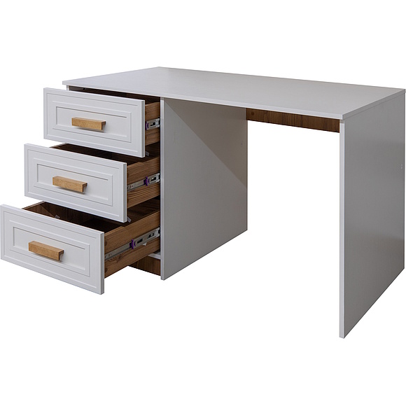 Стол письменный «Порта» П7.061.1.51, Основной материал: ЛДСП, Цвет: Белый + Кедр Орегон